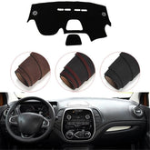 Console Dashboard Suede Mat Protector Sunshield Cover For Renault Captur 2014-18