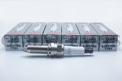 Set of 6 ILZKR7B11 Authentic NGK Laser Iridium and Spark Plugs 7751