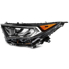 Driver Left Side Headlight Assembly For 2019-2021 Toyota RAV4 2.5L Black Amber 6B93BC-57