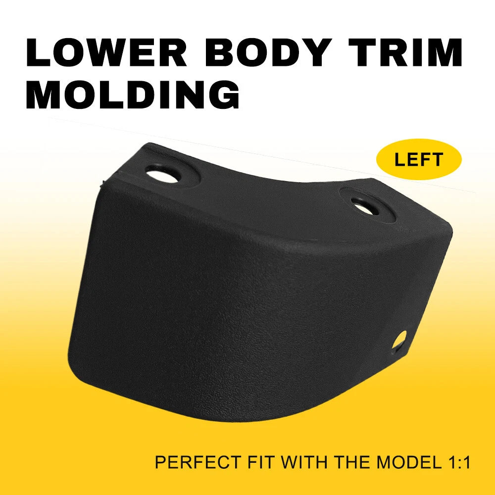 FOR 21 thru 23 F-150 OEM LH/RH Side Stone Rock Guard Rear Trim Molding Kit EOA 6B93BC-57