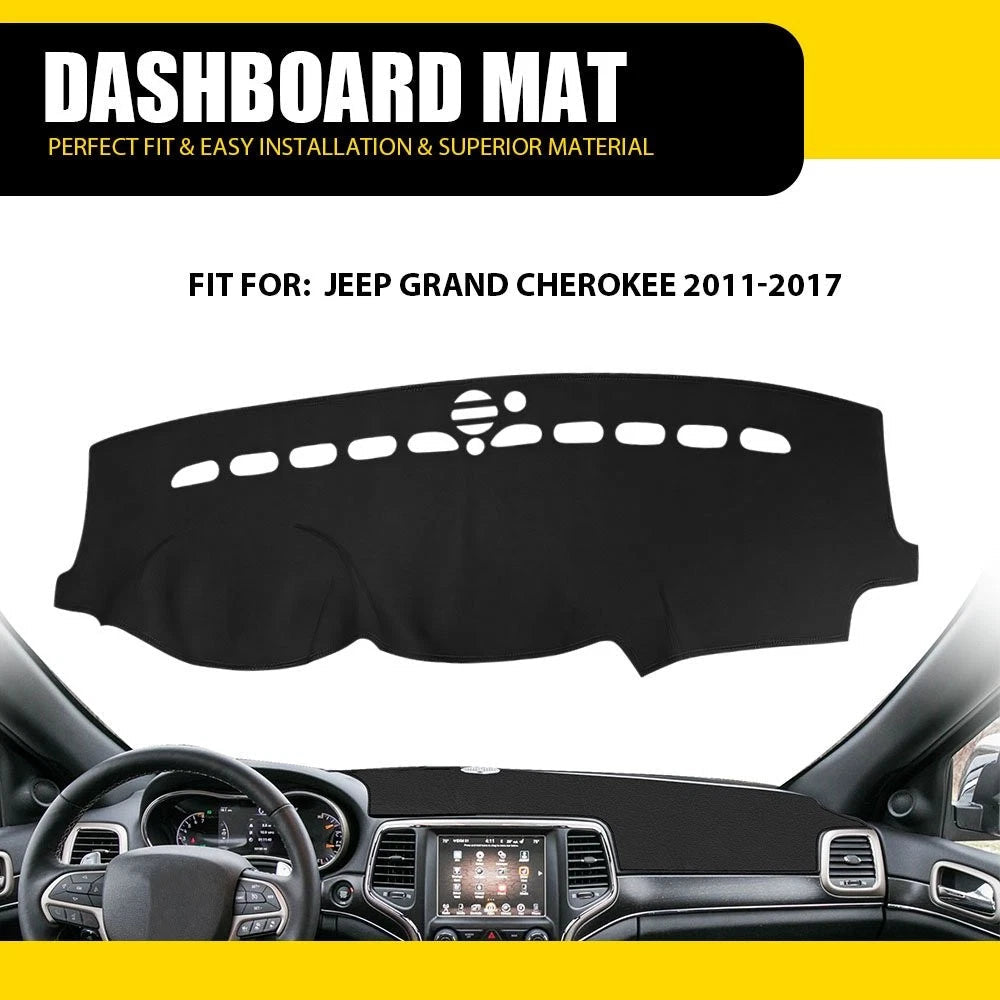 For Jeep Grand Cherokee 2011-17 Leather Car Dashboard Cover Dash Protector Mat A 6B93BC-57