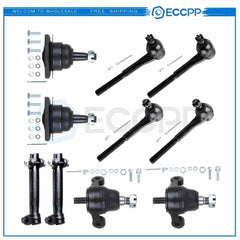 Fits Chevy Biscayne Caprice Impala 10set Front Ball Joints Tie Rods Suspension 6B93BC-57