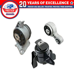 Fits 2010-2012 Ford Fusion/Mercury Milan 2.5L AUTO Motor & Trans Mount Set 6B93BC-57