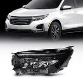 Driver Left Side LED Headlight For 2022-2024 Chevrolet Equinox LT RS 1.5L Black 6B93BC-57