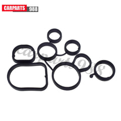 Oil Cooler Seal Oil Filter Flange Gasket Kit For VW Golf Beetle Jetta 07K117070 6B93BC-57