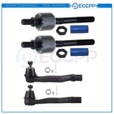 Steering 4set Inner Outer Tie Rod Fits 1988 1989 1990 1991 Honda Civic and CRX KOEEP