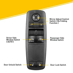 Master Window Switch for 08-11 Dodge Grand Caravan Chrysler Town & Country A 6B93BC-57