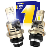 AUTOONE D2S D2R LED Headlight Hi Low Beam Bulb Conversion Kit Super White EOA AUTOONE