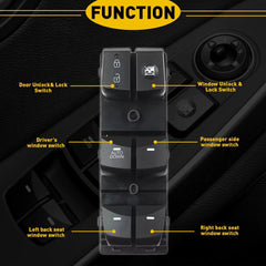 LH Master Door Window Left Switch Driver For 2011-15 Hyundai Elantra 93570-3x000 6B93BC-57