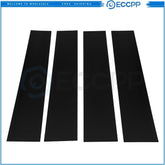 4Pcs Piano Black Pillar Posts Door Trim Cover Kit Fits 04-14 F150 Super Crew Cab 6B93BC-57
