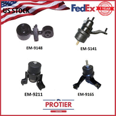 Engine Motor & Trans Mount 4PCS fits 2002-2006 Toyota Camry 2.4L w/ Auto Trans 6B93BC-57