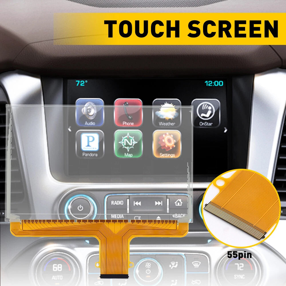 For 2015-2018 Chevy GMC REPLACEMENT Touch-screen GLASS Digitizer DJ080PA-01A EOA 6B93BC-57