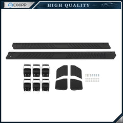 6" Running Board For 2017-2024 Ford F250 SuperDuty Crew Cab Step Nerf Bar Black