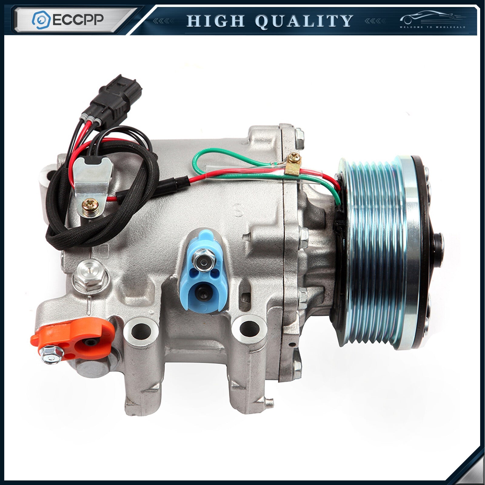 A/C AC Compressor w/ Clutch Fit for Honda Civic 1.8L 2006-2008 2009 2010 2011 KOEEP