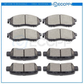 Front Rear Ceramic Brake Pads For Infiniti EX35 FX35 G25 M35 QX70 Nissan 370Z 6B93BC-57
