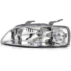 ECCPP Headlights Assembly For Chevrolet Aveo 1.6L 2004-2006 Pair Kit Chrome KOEEP