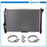 Radiator 2873 with Universal Oil Hose Clamps Kit for 2004-2008 Chevrolet Aveo 6B93BC-57