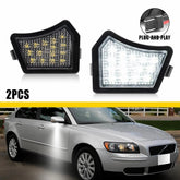 White LED Side View Under Mirror Puddle Light for Jaguar XF 2009-21/XK 2006-14 A 6B93BC-57