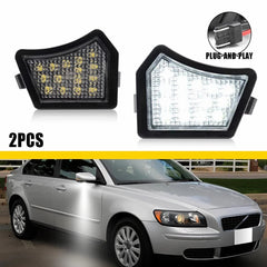 White LED Side View Under Mirror Puddle Light for Jaguar XF 2009-21/XK 2006-14 A 6B93BC-57