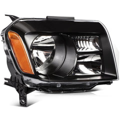 Pair Kit Headlights Assembly For 2012-2015 Honda Pilot SUV 3.5L Black Amber 6B93BC-57