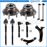 Front Lower Control Arm Suspension with Wheel Hub Bearing For 2008-2013 Rogue KOEEP