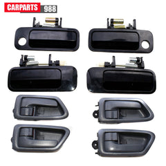 For Toyota Camry 97-01 Black Outside + Gray Inside Door Handle Front Rear LH RH 6B93BC-57
