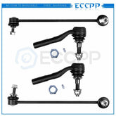 ECCPP 4pcs For 2004-2010 BMW 5 Sieres Front Outer Tie Rod Links Sway Bars Kit 6B93BC-57