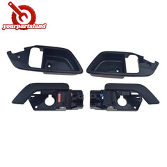 4pc Inside Interior Door Handle & Cover Right Left for Hyundai Tiburon 2003-2008 6B93BC-57