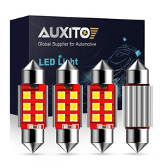 LED Interior Lights 4x AUXITO 36MM Canbus Festoon LED Dome Map Bulb DE3423 EOA AUXITO