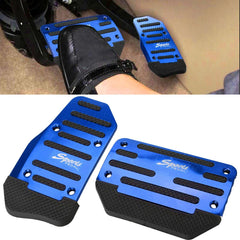 Universal Non-Slip Automatic Gas Brake Foot Pad Pedal Cover Car Accessories Blue 6B93BC-57
