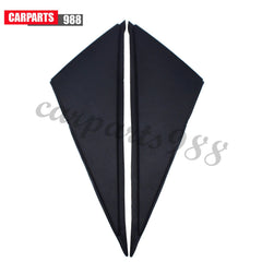 2Pcs Left Right Fender Pillar Molding Garnish Black for 2011-2015 Hyundai Sonata 6B93BC-57