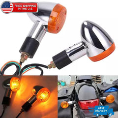 Turn Signal Lights Motorcycle Fit for Honda Yamaha Suzuki Kawasaki with DC 12V