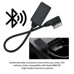 AMI MDI MMI Music Bluetooth AUX Interface Audio Adapter Cable For Audi A4 A3 VW 6B93BC-57