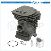 40mm Nikasil Cylinder Piston Kit For Husqvarna 340 340E 345 350 Chainsaw Chrome 6B93BC-57