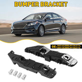 1Pair For 2015 2016 2017 Hyundai Sonata Bumper Bracket Front Beam Mount Support 6B93BC-57