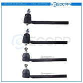 4Pcs Inner And Outer Tie Rod Kit For Isuzu Chevrolet S10 GMC Sonoma jimmy 6B93BC-57