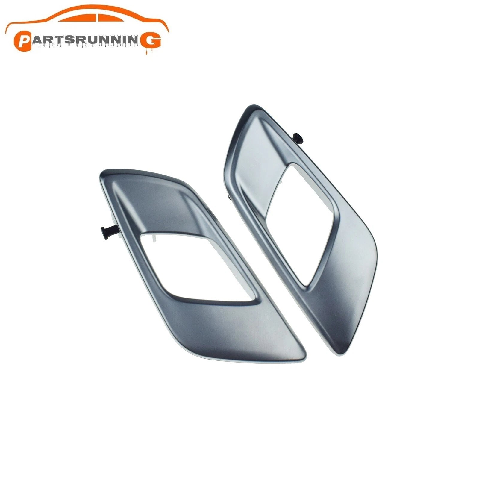 Pair Silver Inner Door Handle Left Right For Ford Ranger Everest Mazda BT50 6B93BC-57