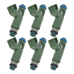 6PCS Fuel Injector Nozzle 1X43-AB For 2002-2008 Jaguar X-Type 2.5L 3.0L V6 6B93BC-57