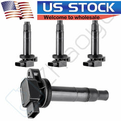 4 Ignition Coils For 2001-2010 Toyota Yaris Prius xA xB Echo 1.5L UF316 6B93BC-57