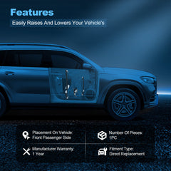 For 2001-03 Chrysler Town Country Front Right Power Window Regulator With Motor 6B93BC-57