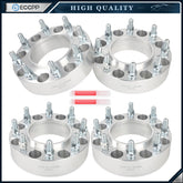 4 Pcs 2" 8x180 Hubcentric Wheel Spacers Front For Silverado Sierra 3500 HD SRW 6B93BC-57