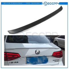 For 2012-2017 JETTA MK6 Sedan BLACK REAR TRUNK High Speeds SPOILER Lip Wing L041 6B93BC-57