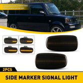 For 2004 - 2006 Scion xB Sequential SMOKE LED Front Fender SIDE MARKER LIGHTS 6B93BC-57