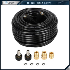 100FT High Pressure Washer Hose 3200 PSI M22-14MM Power Washer Extension Hose 6B93BC-57