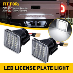 LED White License Plate Lights For 2016 2017 2018 2019 2022 2021 TOYOTA Tacoma 6B93BC-57