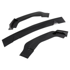 Front Bumper Lip Trim Spoiler Fits 2014-2017 Infiniti Q50 Base Painted Black KOEEP
