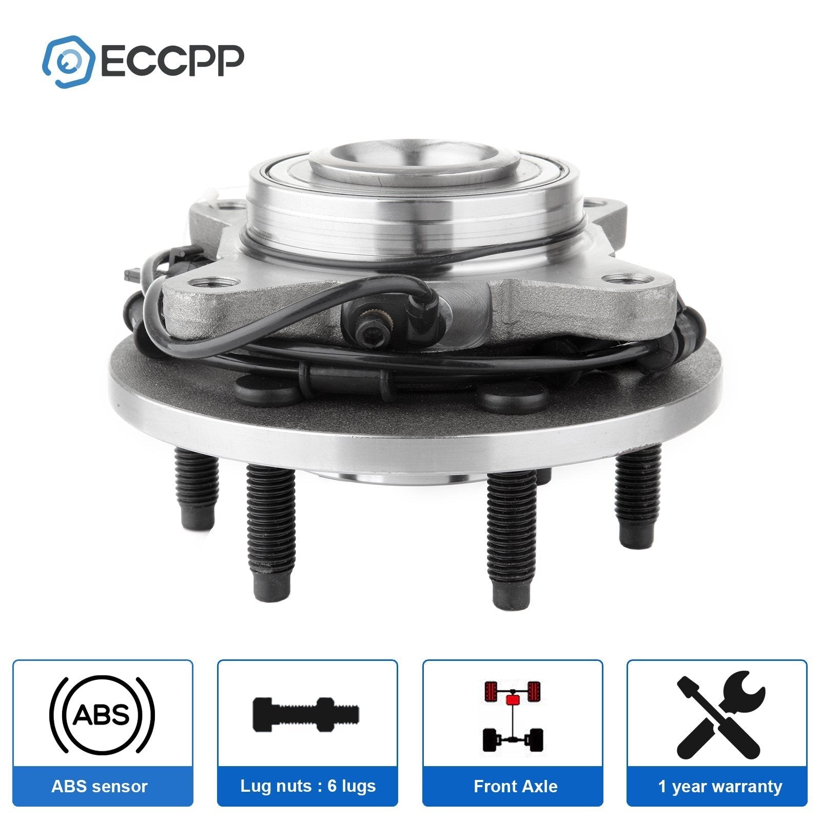 1Pc Wheel Hub Bearing Front RWD For Ford Expedition Lincoln Navigator 2003-2006 KOEEP