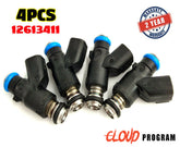 4pcs Fuel Injector Nozzle 12613411 Fit For 2010-2013 Chevrolet GMC 6B93BC-57