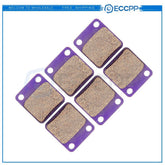 3 Pair F + R Brake Pads For Yamaha YFM125R Suzuki LTA400F LTA500FC Carbon Fiber 6B93BC-57