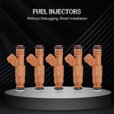 5PCS Fuel Injectors For Volvo C70 S60 S70 V70 2.4L Volvo XC90 XC70 V70 2.5L 6B93BC-57